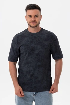 Футболка с принтом Trend Collection 8067 Темно-серый 3XL