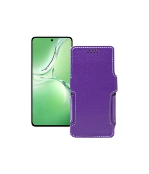 Чохол-книжка з екошкіри для телефону OPPO K12 Фіолетовий