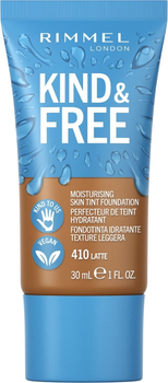 Podkład nawilżający Rimmel Kind & Free 410 Latte 30 ml (3616302990122)