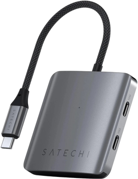 USB-хаб Satechi 4-Port USB-C Hub with PD Space Grey (ST-H4CPDM)