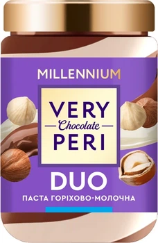 Ореховая паста Millennium Very Peri Duo орехово-молочная 360 г (4820240036944)
