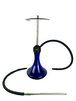 Кальян Hookah Lab First (синя колба), 56 см, нержавіюча сталь