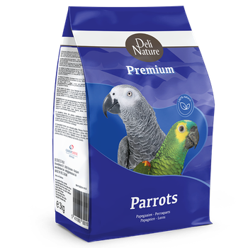 Повнораціонний преміум корм для папуг, збагачений фруктами Deli Nature Premium PARROTS 0,8 кг