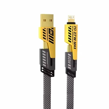 Зарядный кабель 4 в 1 PD 65W для быстрой зарядки USB Lightning Type-C