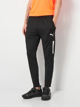 Спортивні штани для футболу чоловічі Puma Teamliga Training 65733203 L Black-White (4063697507616)