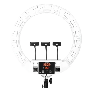 Лампа Кільцева LED Veron FD-640 II 56см 100W 3200-5600K white з дзеркалом