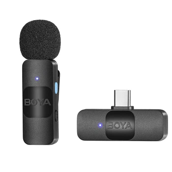 Бездротовий мікрофон BOYA BY-V10 Type-C Black