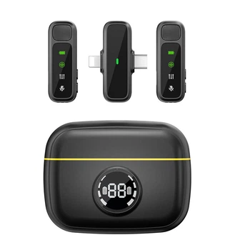 Бездротовий мікрофон для телефону Wiwu Wi-WM003 Type-C - Lightning з кейсом заряджання