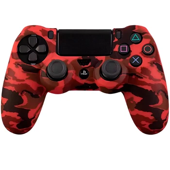 Силіконовий чехол для геймпаду Sony PlayStation DualShock 4 Camo red