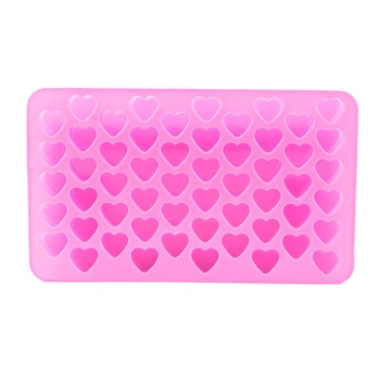 Силиконовая форма для льда CUMENSS Сердце Pink