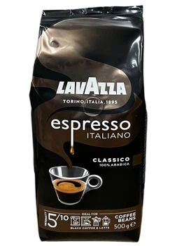 Кава зернова Lavazza Espresso italiano Classico 500г Італія
