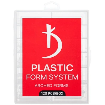 Багаторазові пластикові форми для нарощування нігтів Kodi Professional Arched forms 120 шт