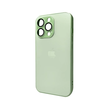 Чохол Premium для смартфона AG Glass Matt Frame Color Logo for Apple iPhone 11 Pro Max Light Green (AGMattFrameiP11PMLGreen)