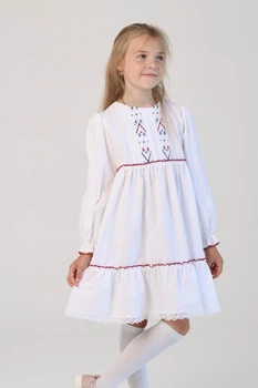 Вишиванка сукня дитяча Piccolo Символ 116см Біла