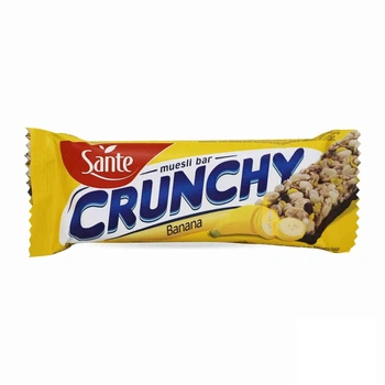 Злаковий батончик Sante Crunchy з бананом в глазурі 40 г (5900617015938)