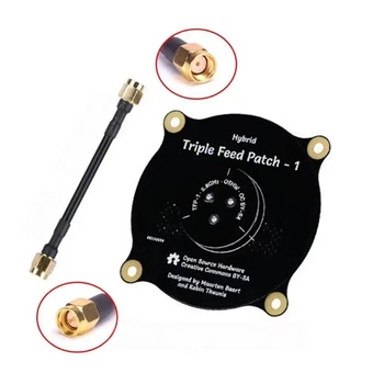 Патч-антена Triple Feed Patch - 1 5.8G 9.4dBi SMA RP-SMA до fpv монітор окуляри Skyzone Eachine EV800D FatShark