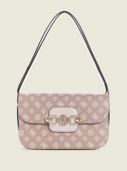 Сумка GUESS HENSELY Logo Shoulder 7821 Пудра (2000029745546)