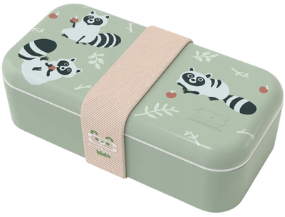 Lunchbox dziecięcy Monbento Foodie Raccoon zielony 500 ml (12124073)