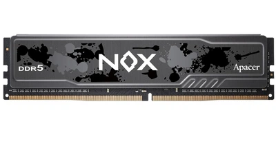 Оперативная память для ПК Apacer NOX DDR5 32ГБ, 5600МГц, CL40, с радиатором, черный AH5U32G56C522MBAA-2