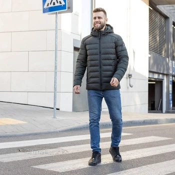 Зимняя мужская куртка большого размера VAVALON 24-VLV 56 хаки