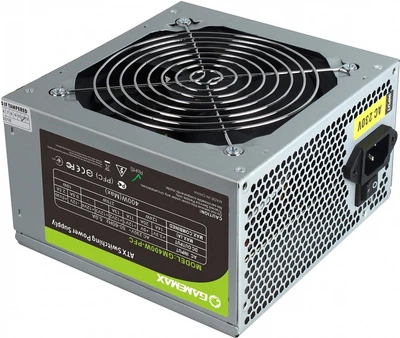 Блок живлення 400Вт GameMax GM-400W-PFC (PFC, з кабелем живлення, вентилятор 120мм)