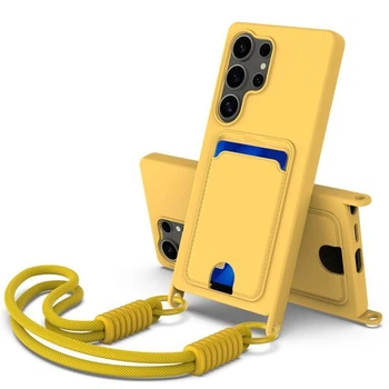 Защитный чехол Reframe Silicone Holder для Samsung Galaxy S24 Ultra (S928) - Yellow