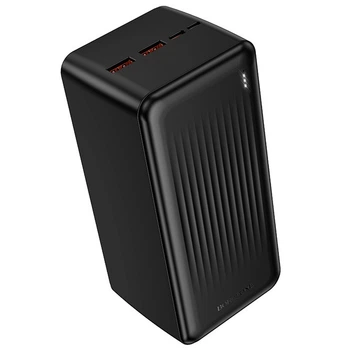 Павербанк 50000мА·г з швидкою зарядкою 22.5Вт BOROFONE BJ80C 2USB + Type-C Чорний