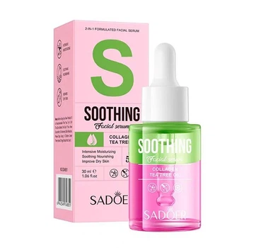 Двухфазная успокаивающая сыворотка для лица Sadoer Facial Serum PH 5.5 30 мл (6942349748851)