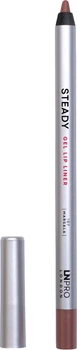 Стойкий гелевый карандаш для губ LN Pro Steady Gel Lip Liner №107 Marsala 1.8 г (0810149048623)