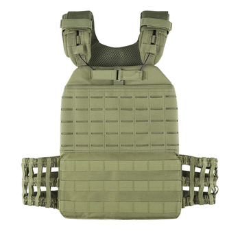 Плитоноска жилет тактический MOLLE быстрый сброс 5.11 зеленая олива