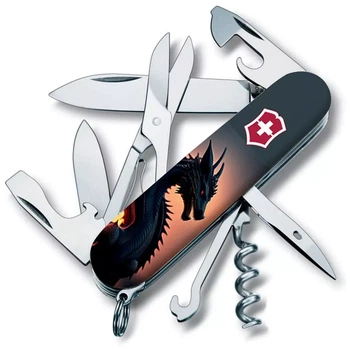 Складаний ніж Victorinox Climber багатофункціональний для активного відпочинку та повсякденних завдань 14 функцій