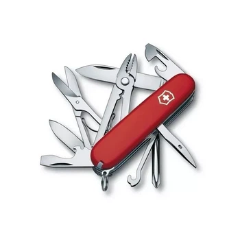 Швейцарський ніж Victorinox Tinker Deluxe багатофункціональний інструмент для туристів і дачників червоний