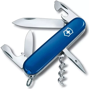 Складаний ніж Victorinox Spartan багатофункціональний для туристів і активного відпочинку синьо-жовтий