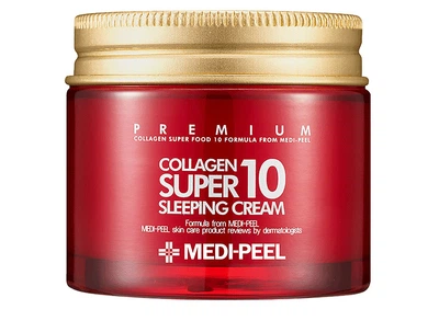 Крем для лица ночной с коллагеном Medi-Peel Collagen Super 10 Sleeping Cream, 70 мл