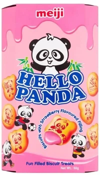 Печиво Meiji Hello Panda Biscuits Strawberry 50г