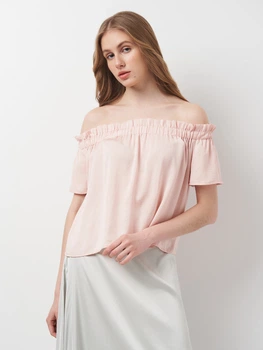 Блузка женская H&M 0512031_08 34 Розовая (KAY2000001252239)
