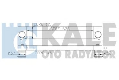 KALE DB Інтеркулер Vito, Viano 109/111CDI 03- KALE (348000)