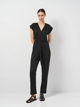 Комбинезон женский Boohoo HA9495_06 38 Черный (KAY2000001494288)