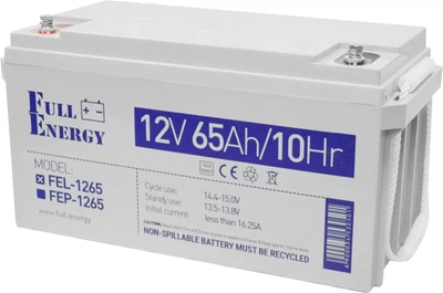 Акумуляторна батарея Full Energy 12V 65Ah GEL (FEL-1265)