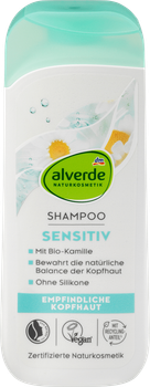 Шампунь для чутливої шкіри голови Alverde Shampo Sensitiv (з екстрактом ромашки), 200 ml