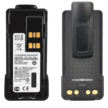 Аккумулятор для Рации Motorola DP4400 5000 mAh с USB-C на Радиостанцию Моторола DP4800 DP4801 DP4400e