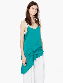 Туника женская Mango 53050449_13 XS Зеленая (KAY2000000837468)