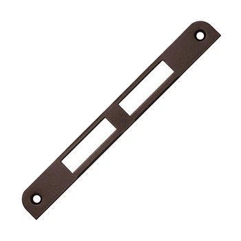 Ответная планка для замка AGB CENTRO PZ двойная ровная, бронза коричневая (B01000.03.22)