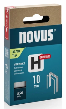 Скобы плоские NOVUS H superhard тип 37, 10 мм, 850 шт