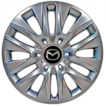 Автомобільні модельні ковпаки R16 Mazda 429 4шт, SJS, сріблясті