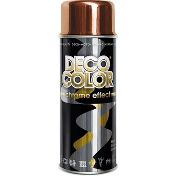 Хром аерозольна фарба DecoColor мідь 400мл