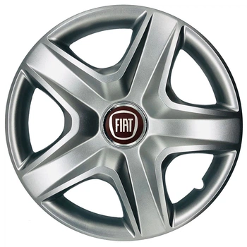 Автомобільні модельні ковпаки R15 Fiat 340 4шт, SJS, сріблясті