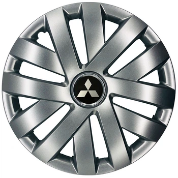 Автомобильные колпаки на колеса MITSUBISHI R15 №315 SJS серебристые комплект 4шт TR0053920
