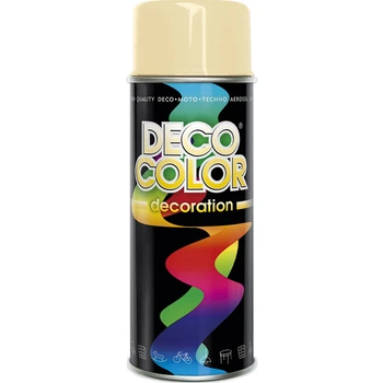 Фарба аерозольна алкідна DecoColor слонова кістка (RAL1015) 400мл