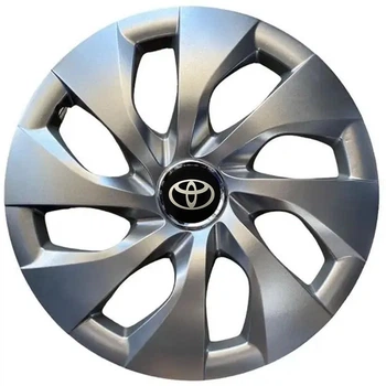 Автомобільні модельні ковпаки R16 Toyota 416 4шт, SJS, сріблясті
